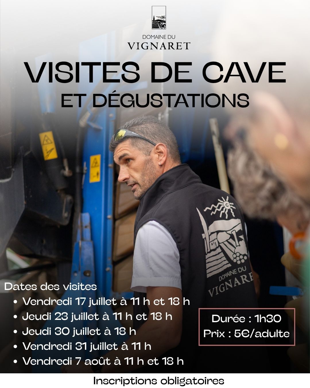 🍇Visites de cave et dégustations / Cellar tours and wine tastings